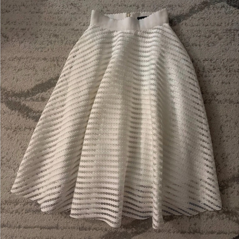 New Look Cream A-Line Skirt